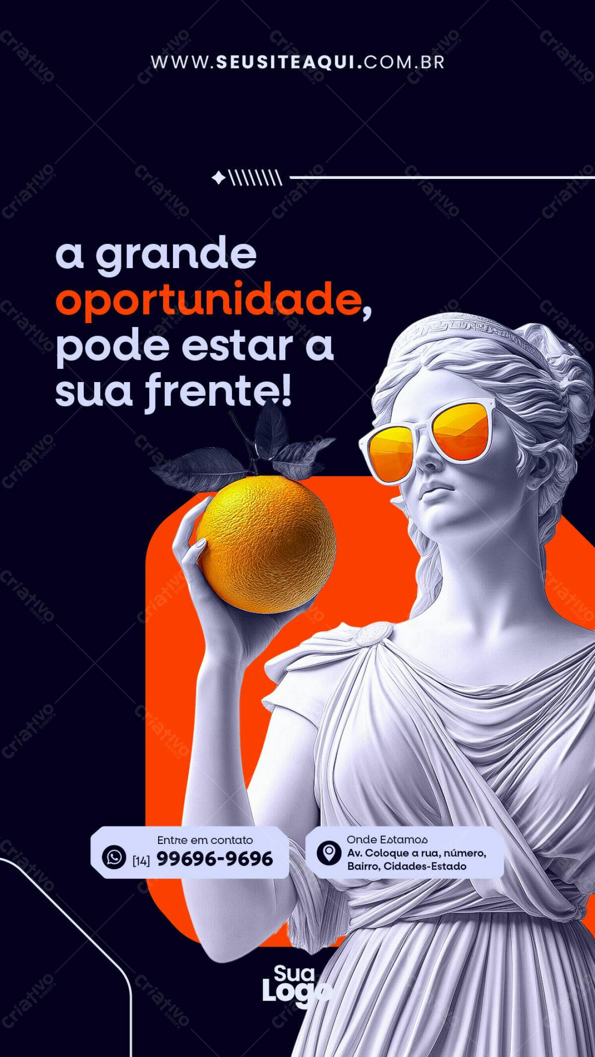 Flyer para Negócios PSD Editável
