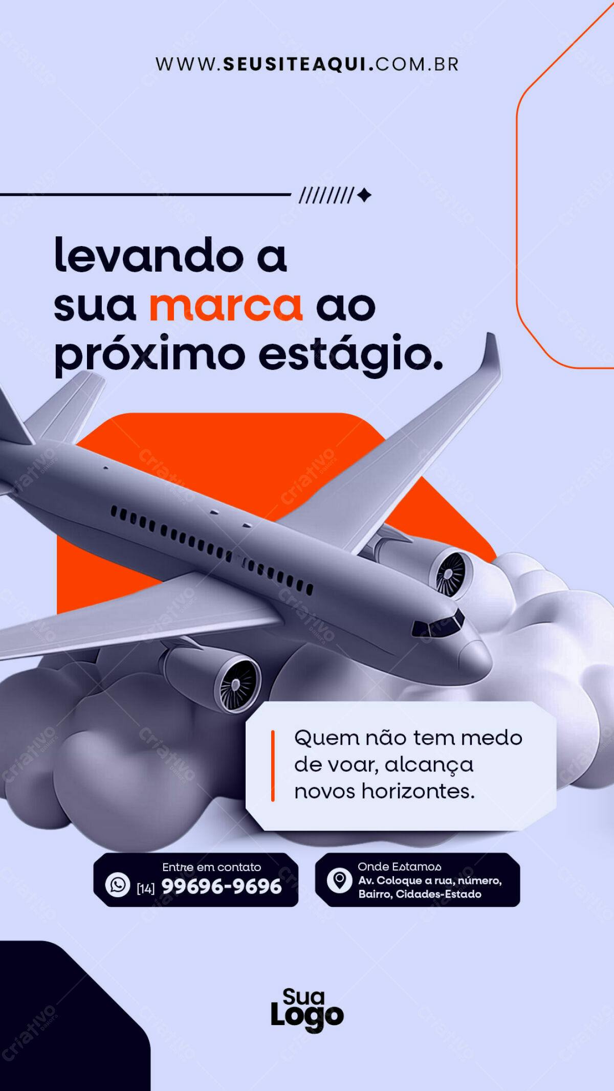 Flyer para Negócios de Sucesso PSD Editável
