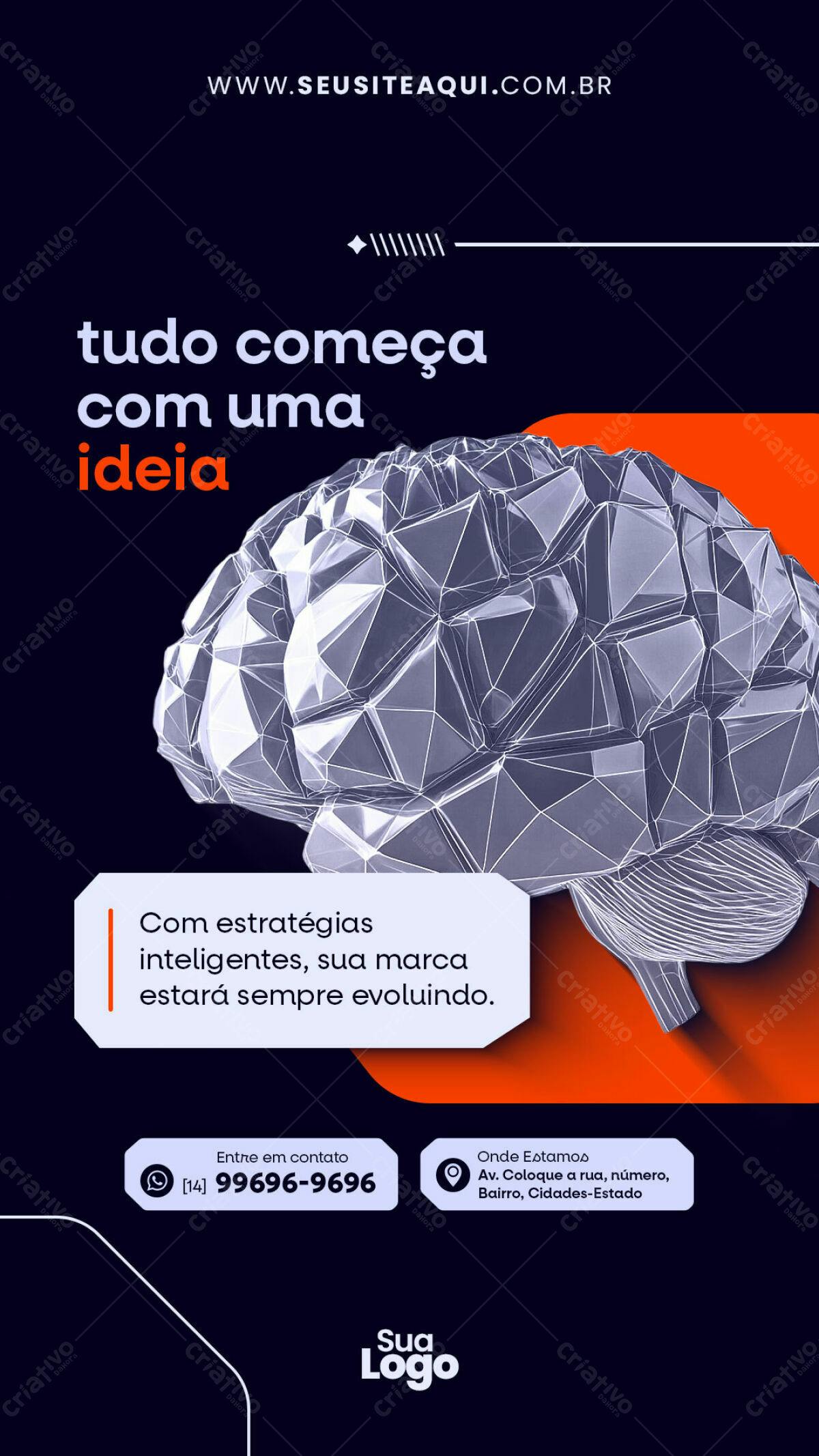 Flyer Marketing Digital PSD Editável