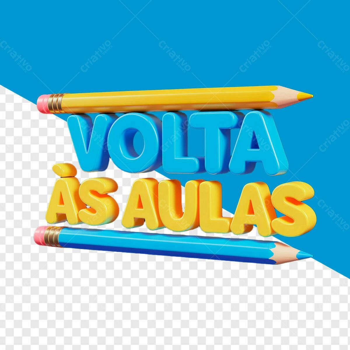 Banner Volta às Aulas PSD Editável