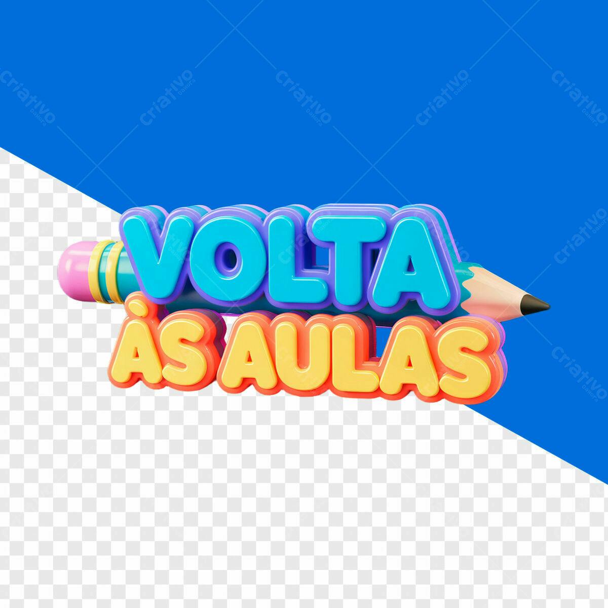 Kit Volta às Aulas PSD Editável