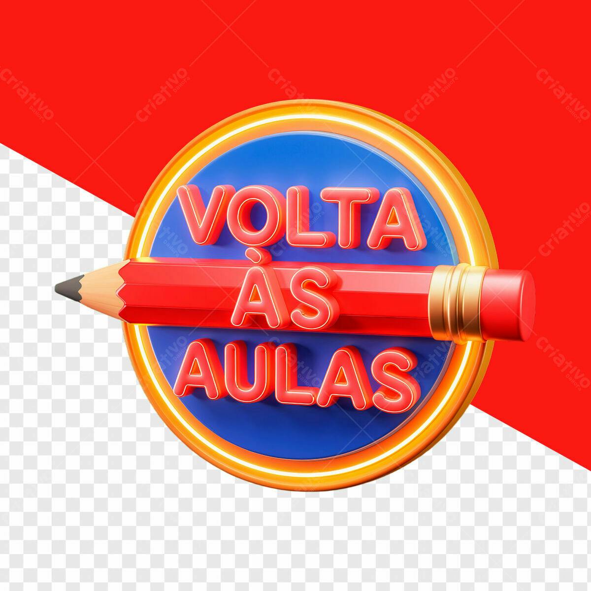 Banner Volta às Aulas PSD Editável