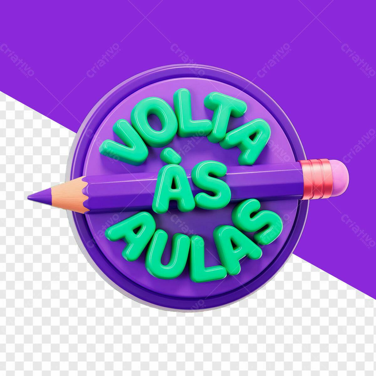 Banner Volta às Aulas PSD Editável