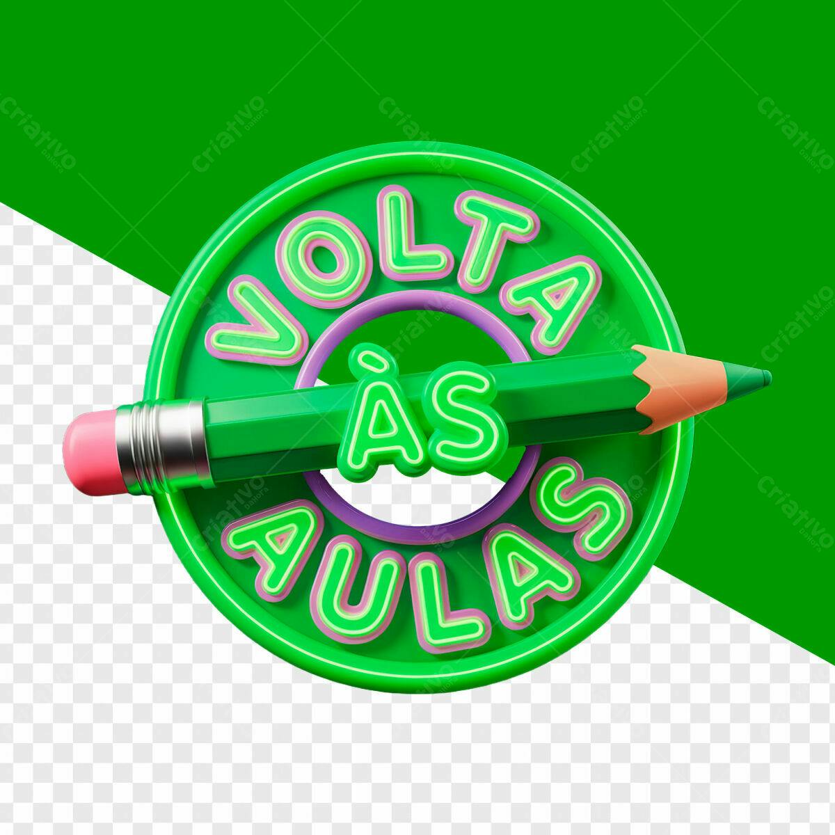 Banner Volta às Aulas PSD Editável