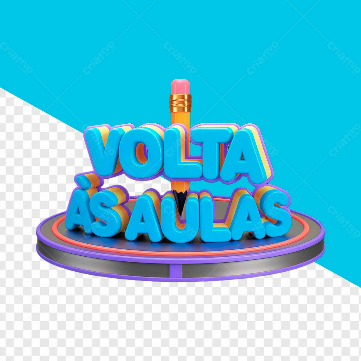 Kit Volta às Aulas PSD Editável