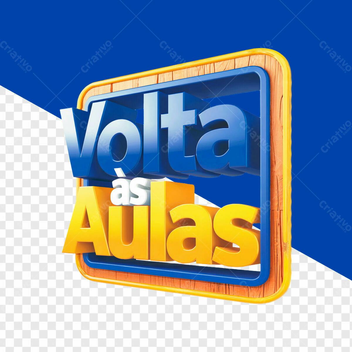 Banner Volta às Aulas PSD Editável