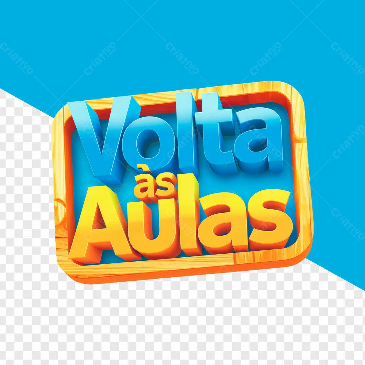 Banner Volta às Aulas PSD Editável