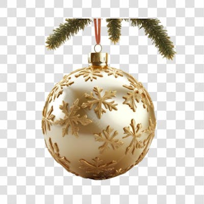 Bola De Natal Enfeites Natalinos Png Transparente