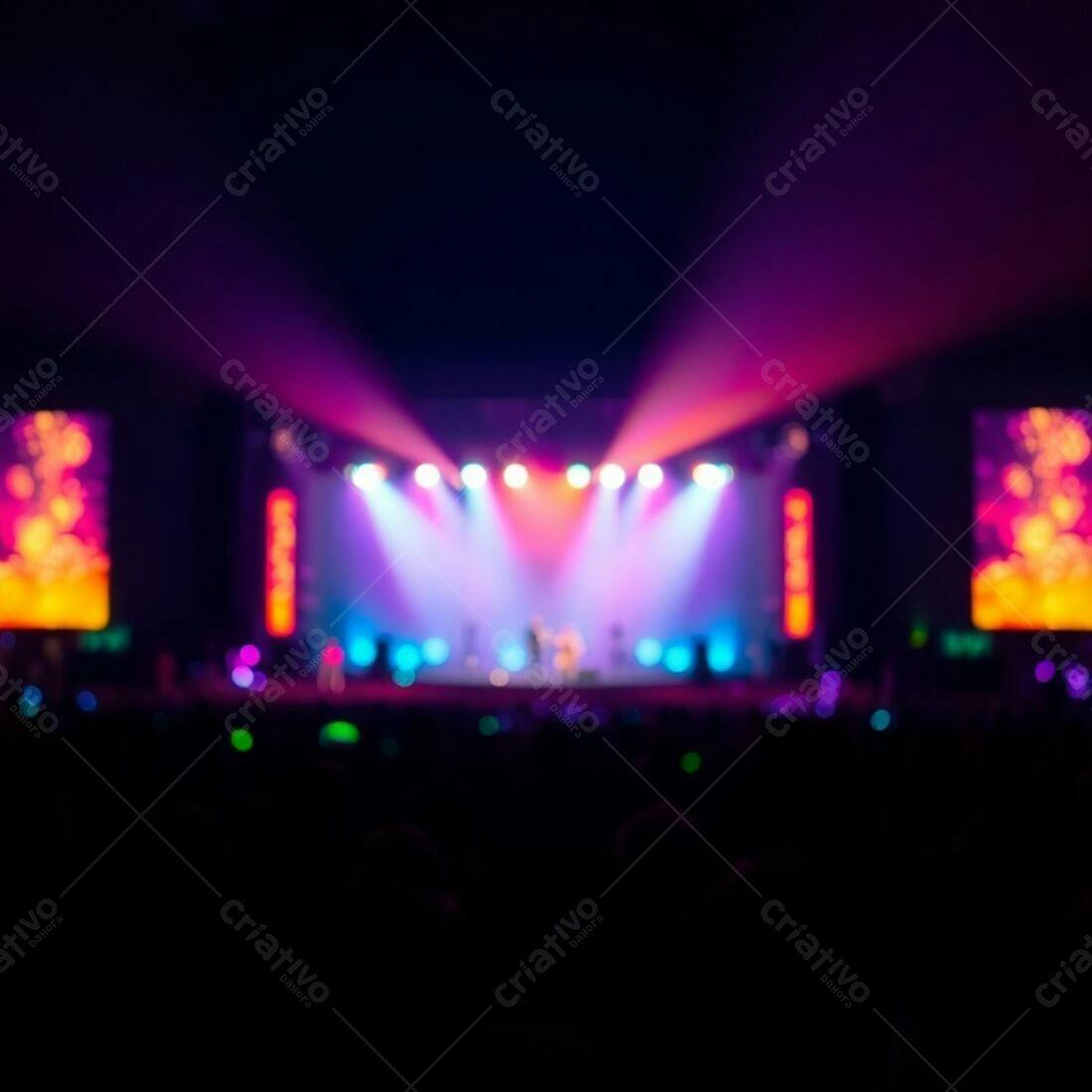 Show de Luzes em Palco