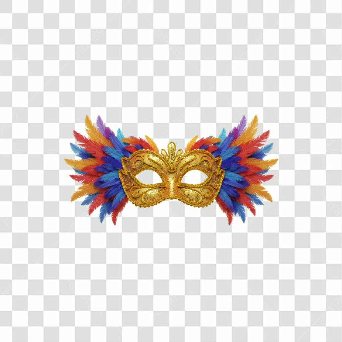 Máscara Carnaval PNG com fundo transparente