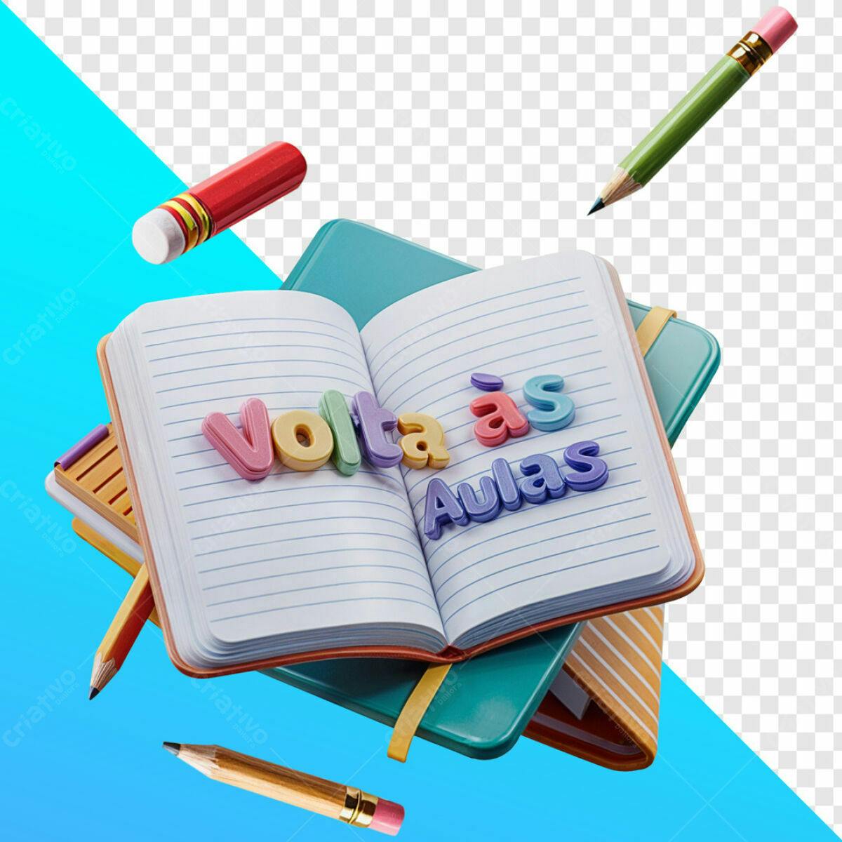 Flyer Volta às Aulas PSD Editável