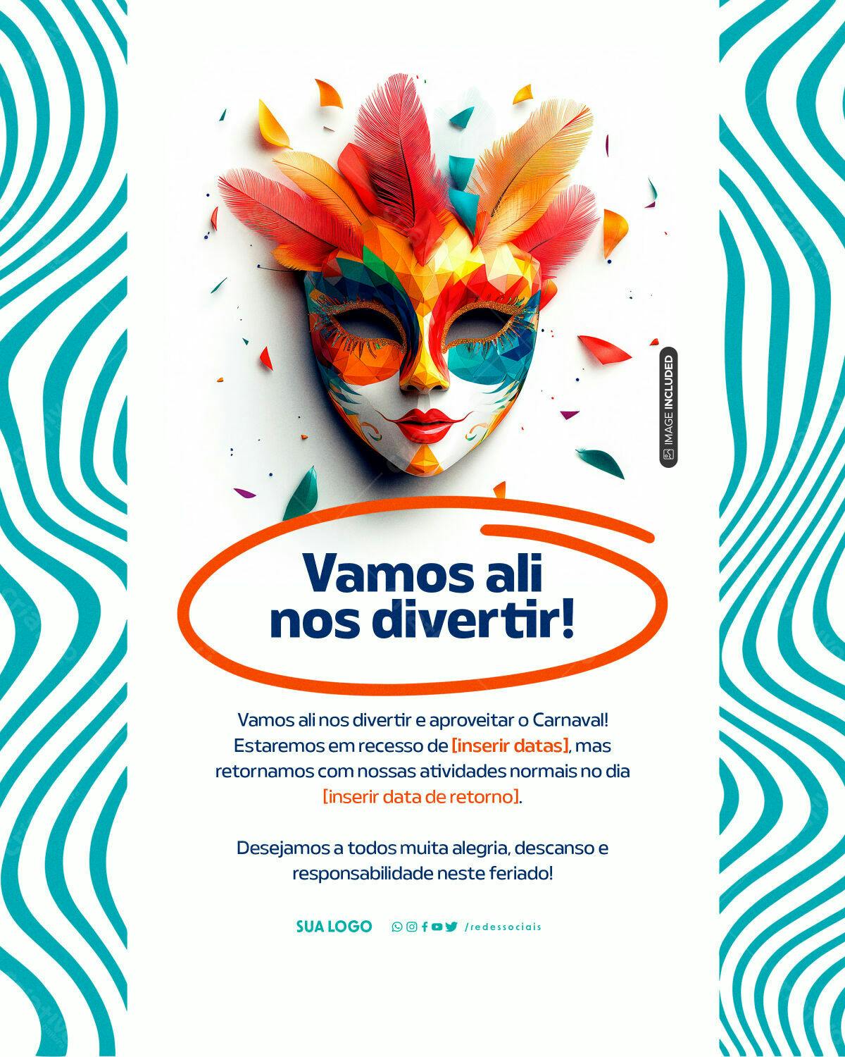 Flyer Carnaval PSD Editável