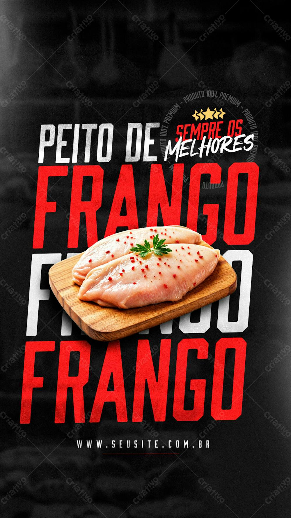 Açougue Peito De Frango Em Promoção Story Social Media