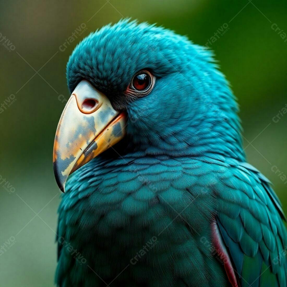 Papagaio Azul-petróleo Perfil Detalhado