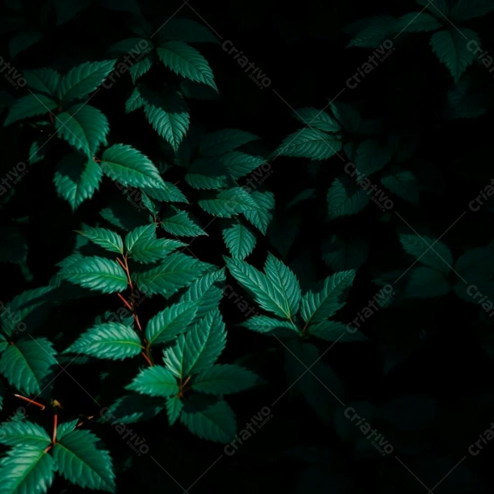 A Photorealistic Image Of Nature In Rich Deep Teal, Luxurious And Vibrant, Featuring Dramatic Lighting And Contrasting Shadows Creating A Sense Of Depth