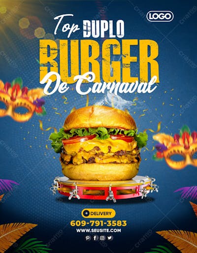 Post Facebook Top Duplo De Carnaval