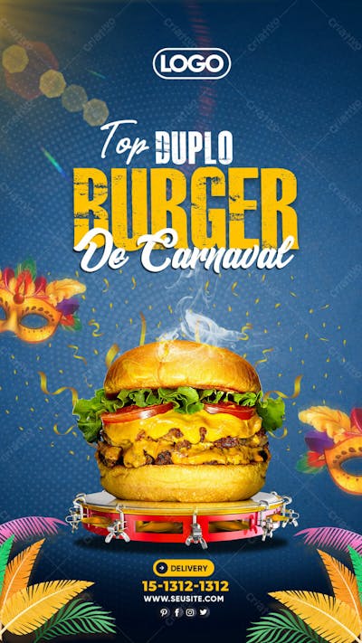 Storie Top Duplo De Carnaval