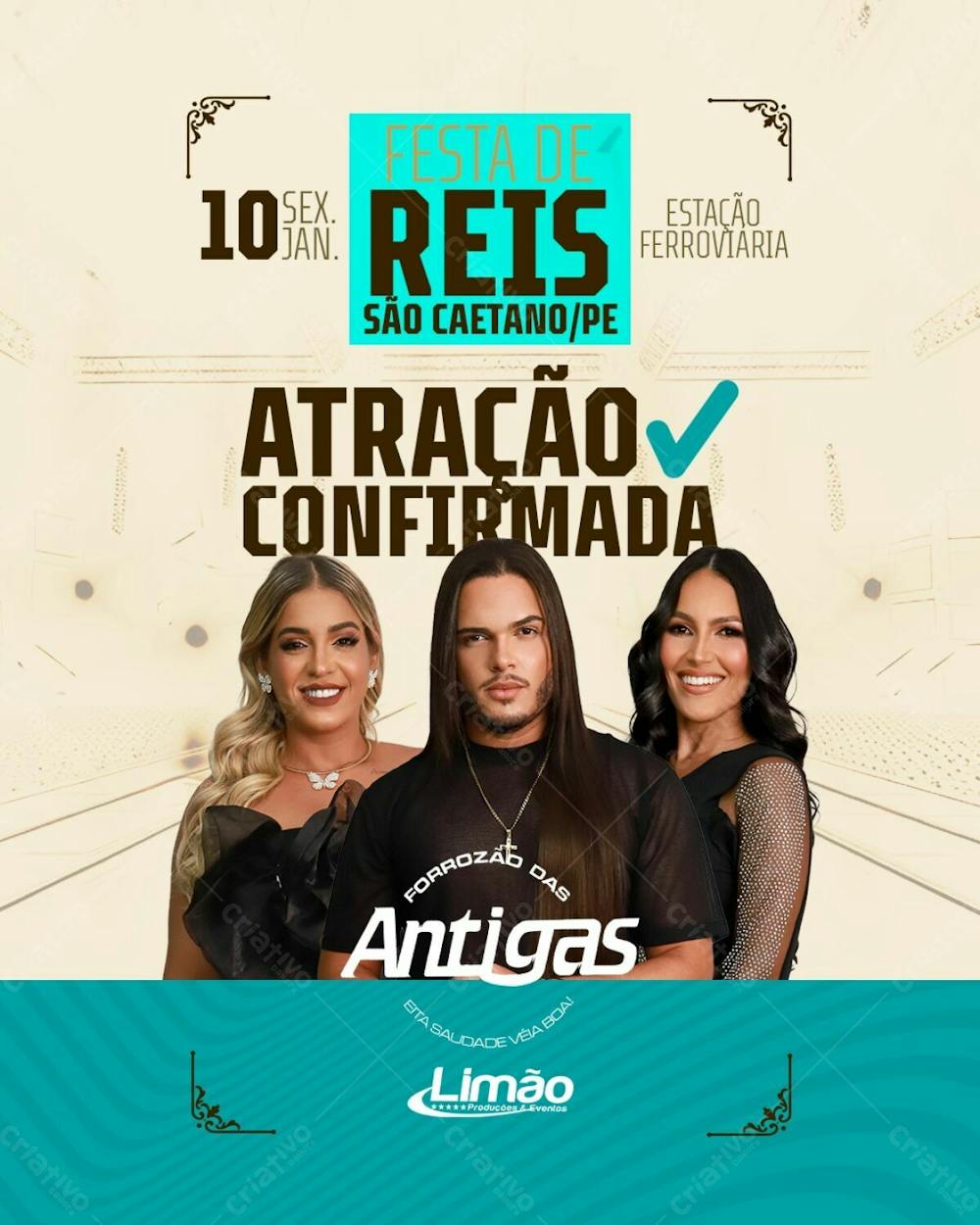 Atração Confirmada 10Jan - Forrozão das Antigas