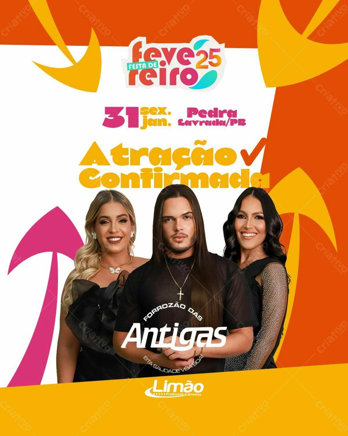 Flyer Festa de Reiro PSD Editável