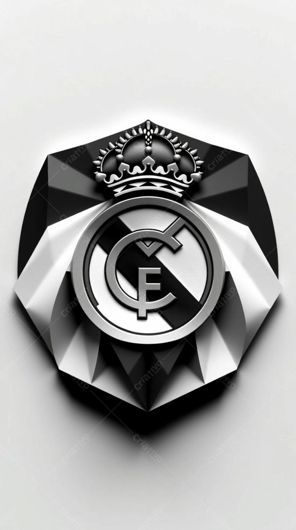 Imagem De Capa De Fundo Do Celular Da Bandeira Do Clube Real Madrid