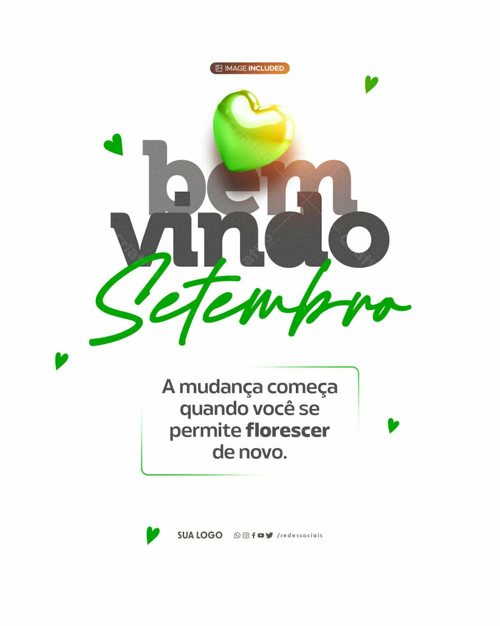 Social Media Bem Vindo Setembro