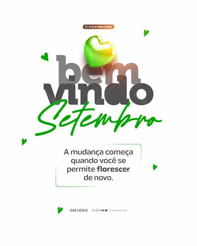 Social Media Bem Vindo Setembro