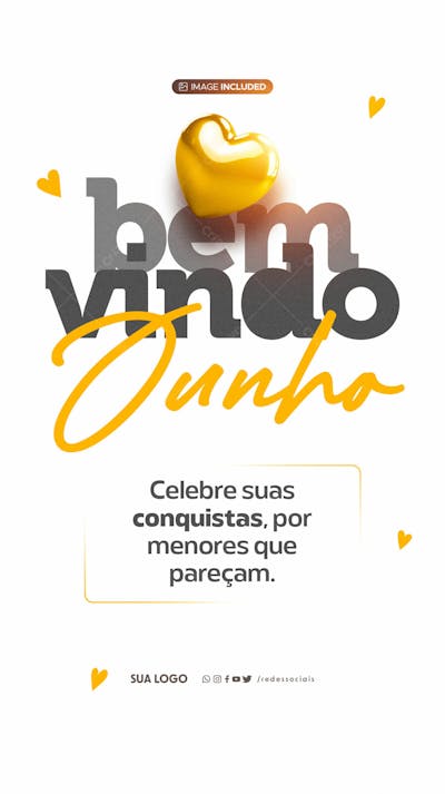 Story Bem Vindo Junho