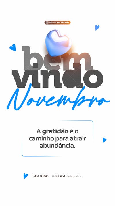 Story Bem Vindo Novembro