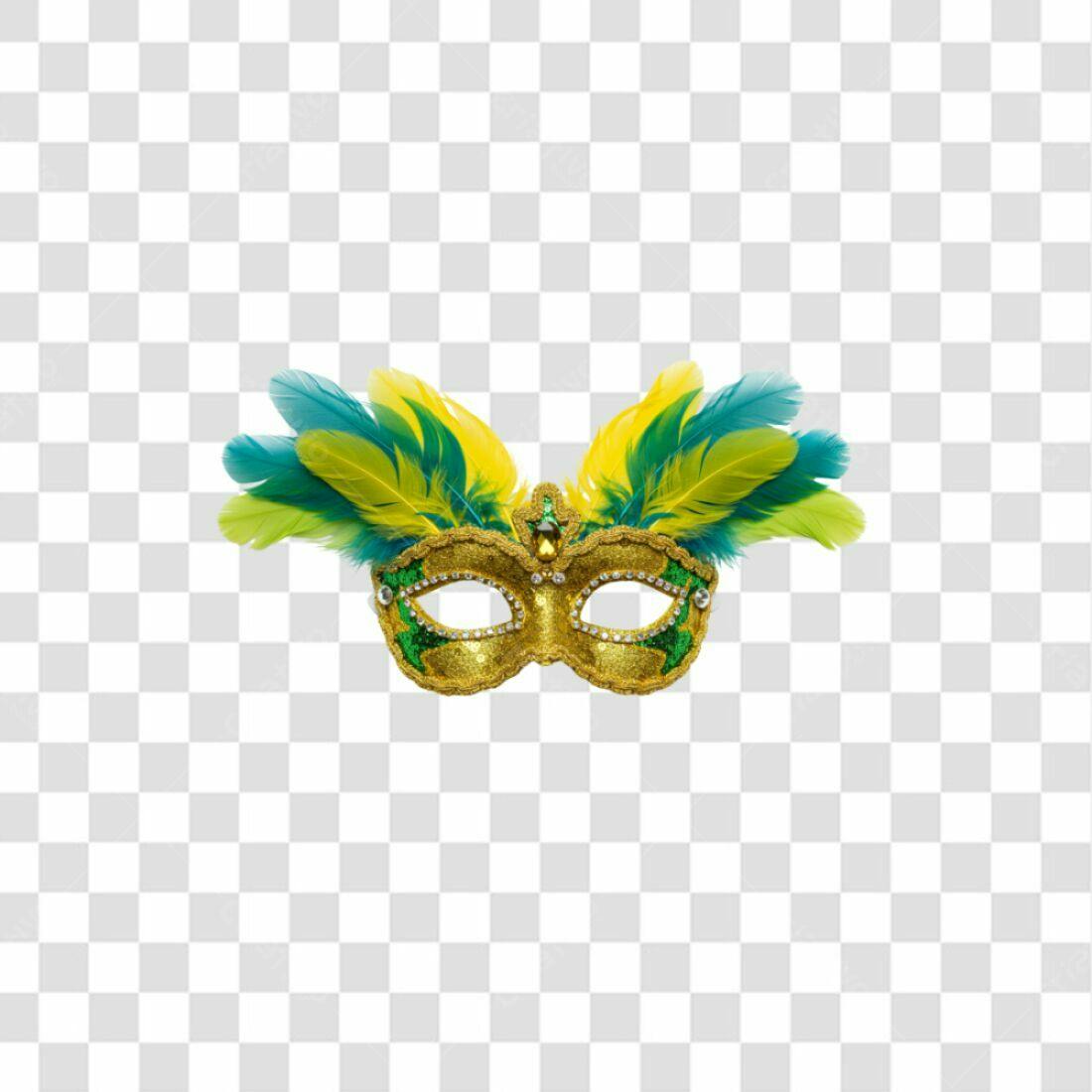 Máscara Carnaval PNG com fundo transparente