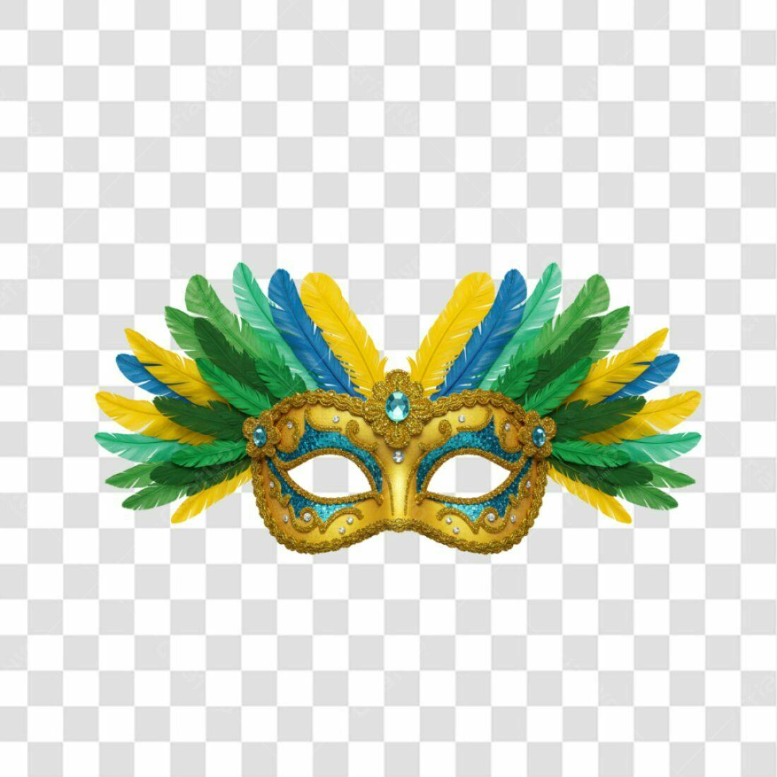 Máscara Carnaval PNG com fundo transparente