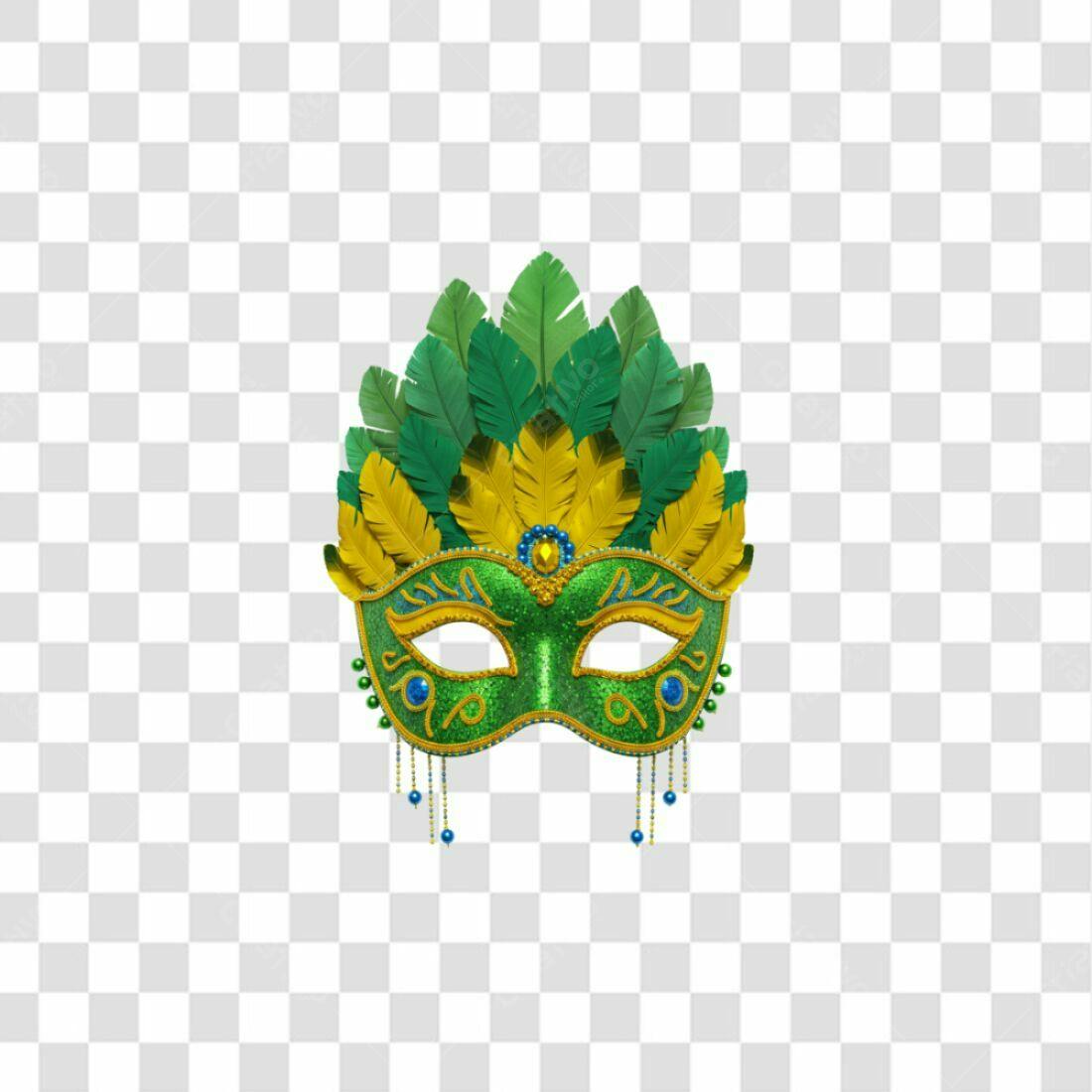 Máscara Carnaval PNG com fundo transparente