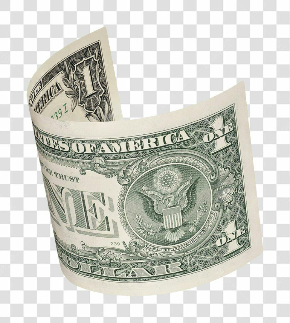 Icone de Um Dolar PNG com fundo transparente