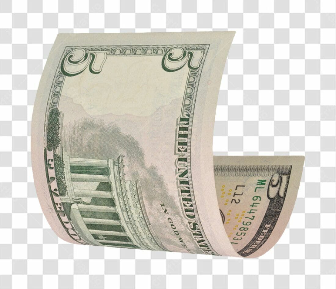 Icone de Dólar PNG com fundo transparente