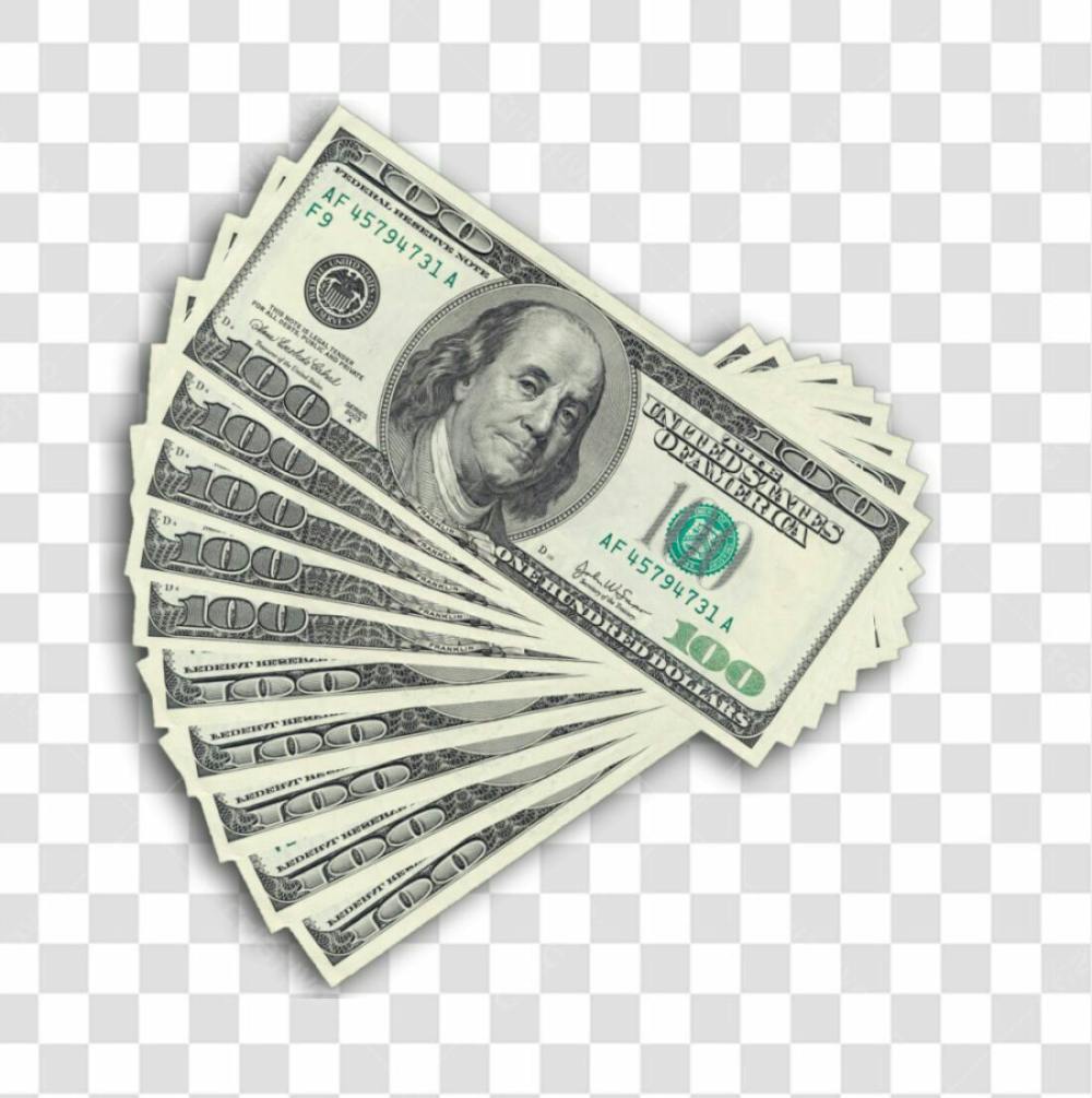 Nota De Moeda De Dólar Transparente Png 4K De Alta Resolução