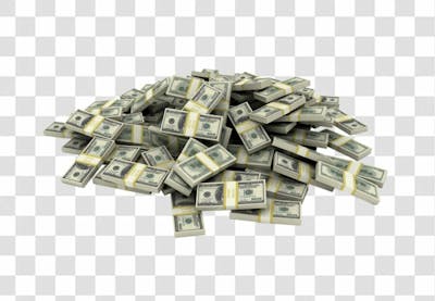 Nota De Moeda De Dólar Transparente Png 4K De Alta Resolução