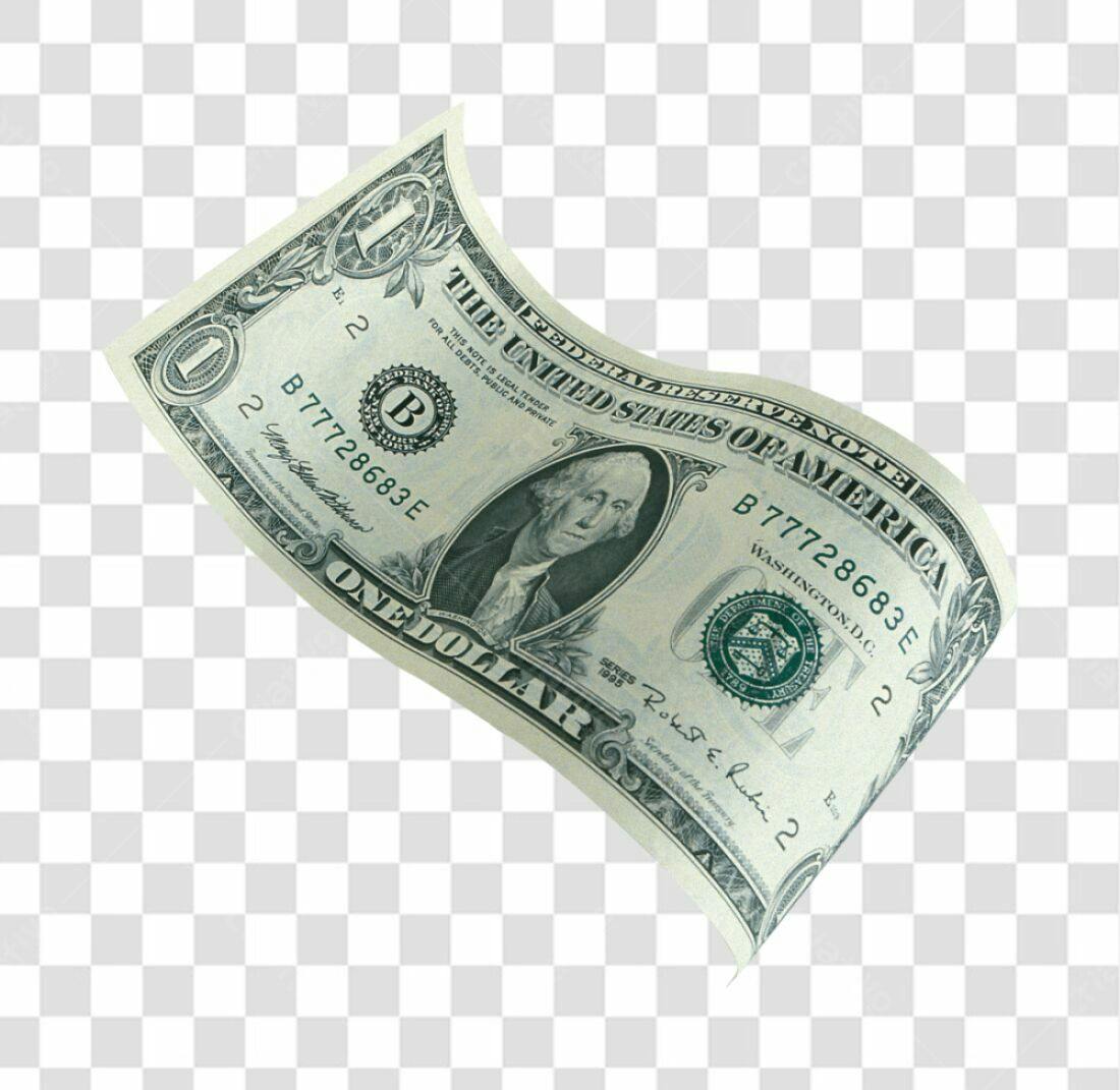 Icone financeiro Dólar PNG com fundo transparente