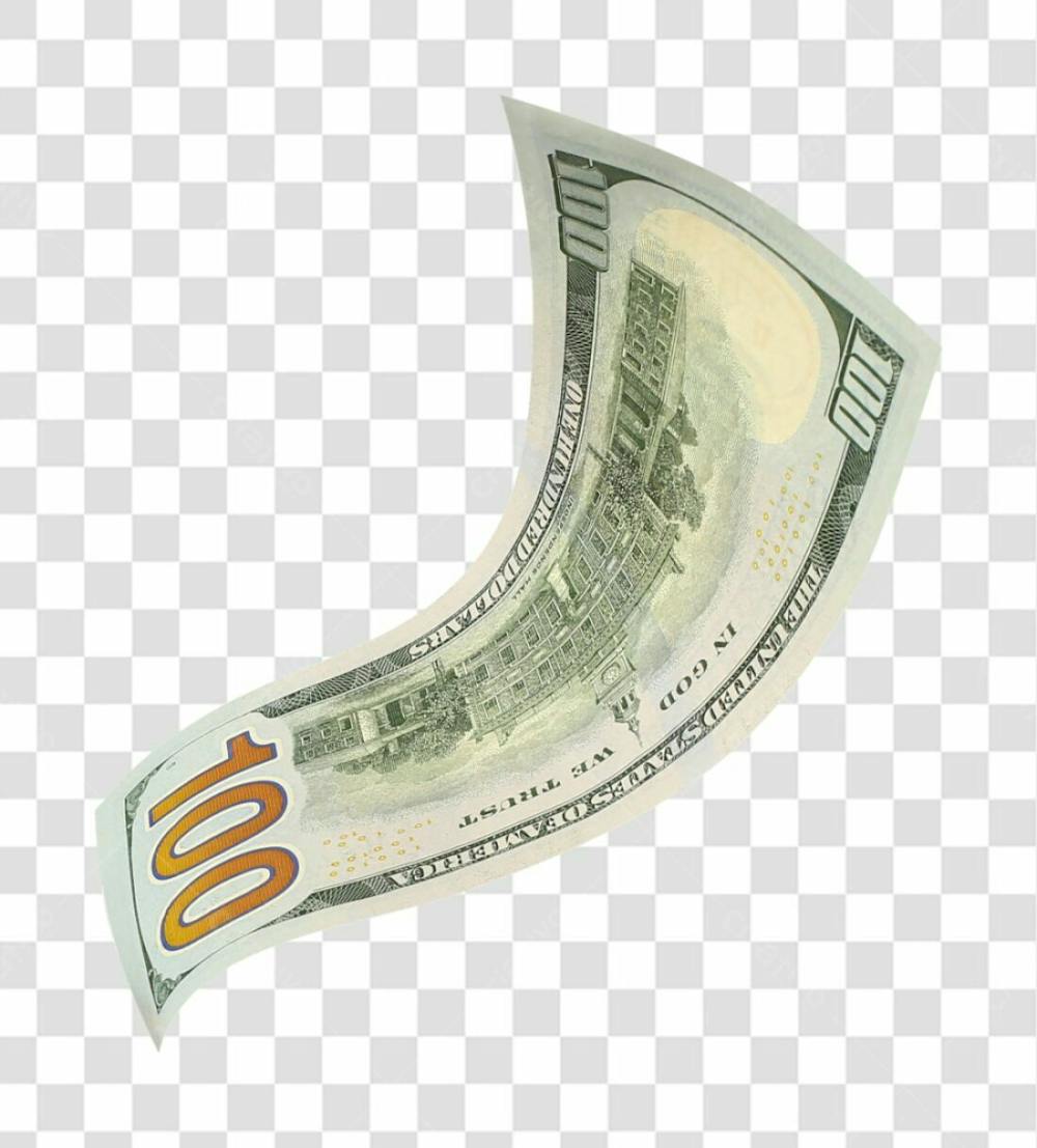 Nota De Moeda De Dólar Transparente Png 4K De Alta Resolução