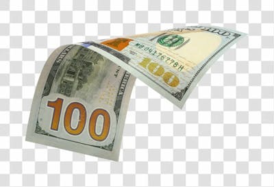 Nota De Moeda De Dólar Transparente Png 4K De Alta Resolução