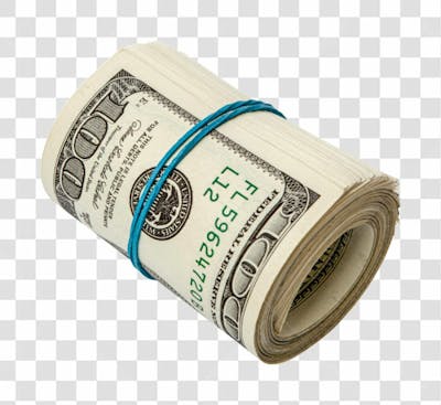 Nota De Moeda De Dólar Transparente Png 4K De Alta Resolução