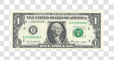 Nota De Moeda De Dólar Transparente Png 4K De Alta Resolução