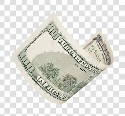 Nota De Moeda De Dólar Transparente Png 4K De Alta Resolução