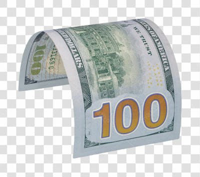 Nota De Moeda De Dólar Transparente Png 4K De Alta Resolução