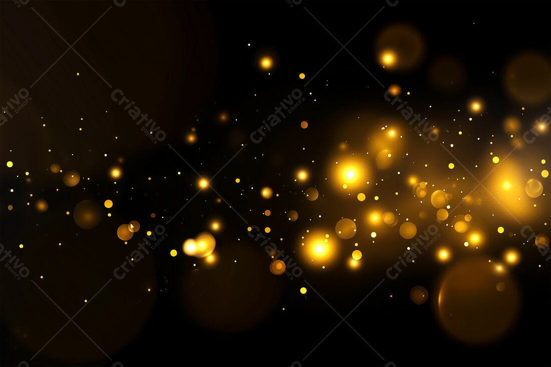 Textura Luzes Douradas para Fundo