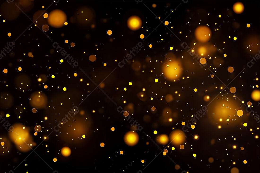 Textura Luzes Douradas para Fundo