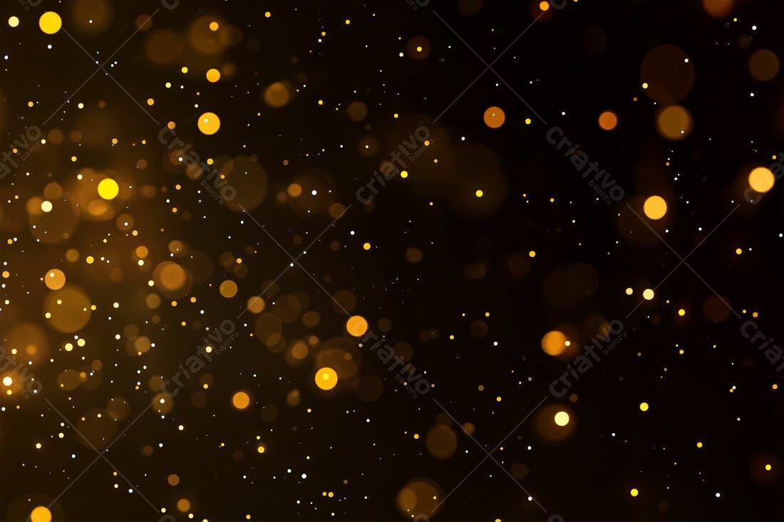 Textura Luzes Douradas para Fundo