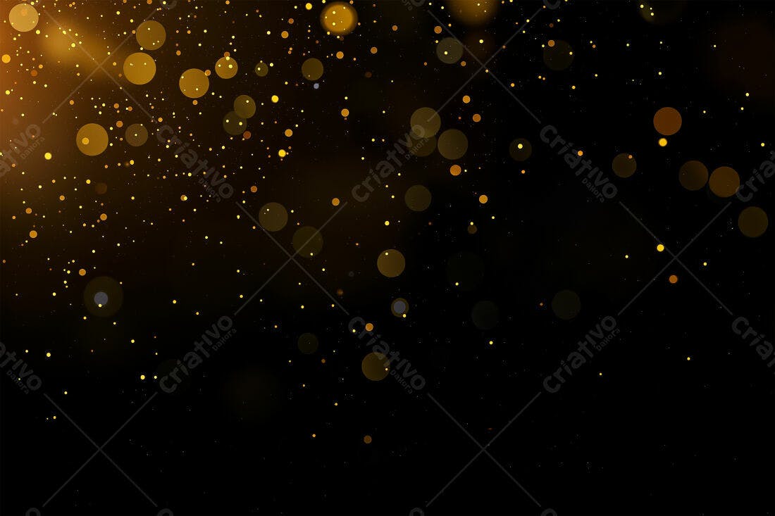 Textura Luzes Douradas para Fundo