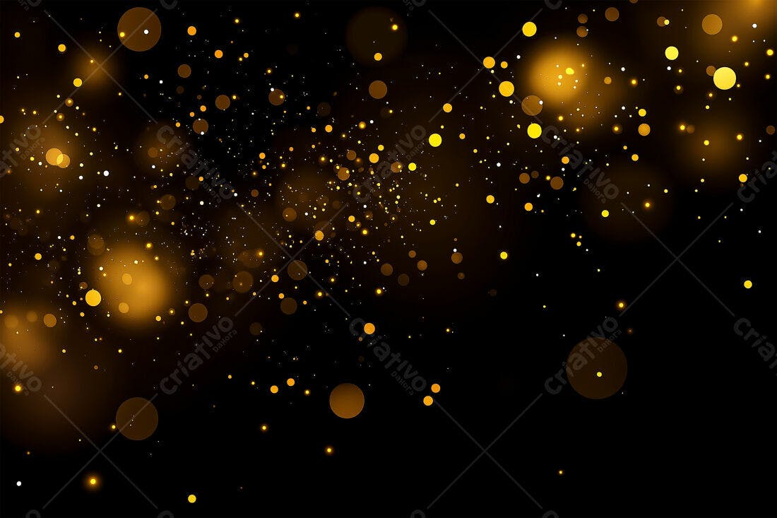 Textura Luzes Douradas para Fundo