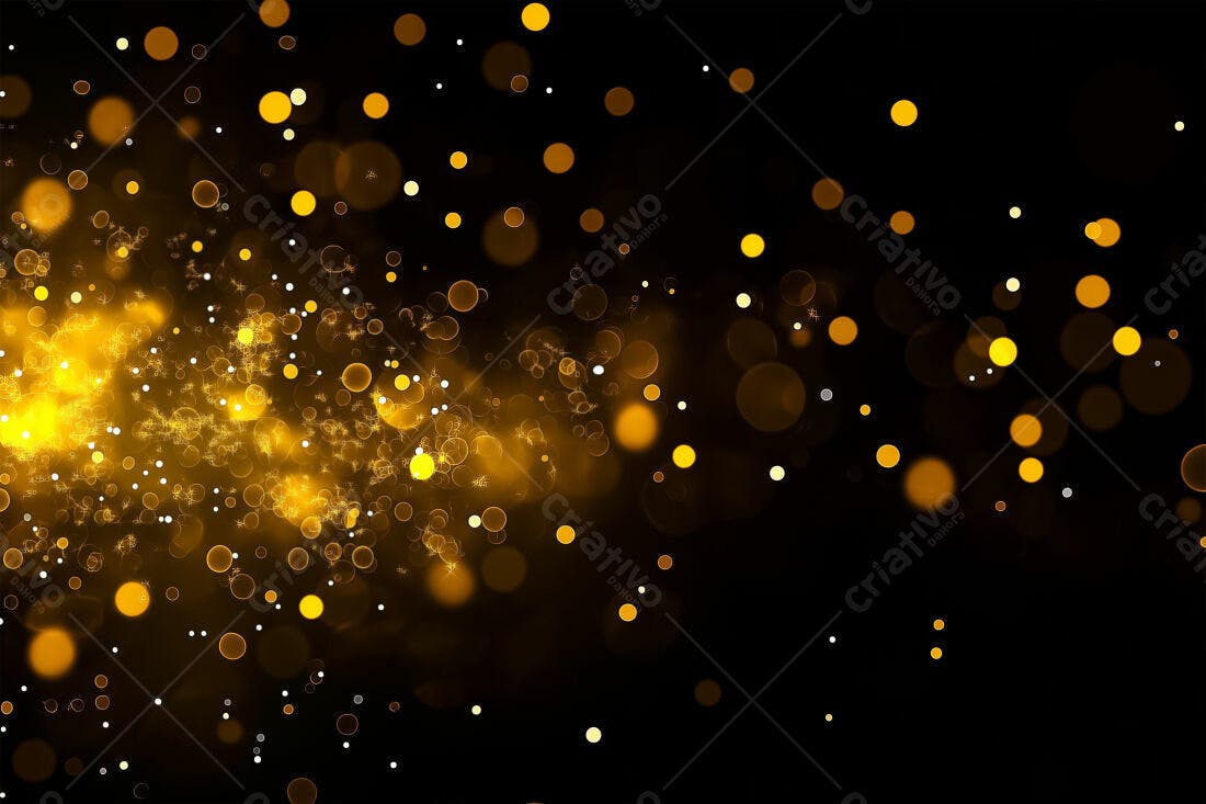 Textura Luzes Douradas para Fundo Brilhante