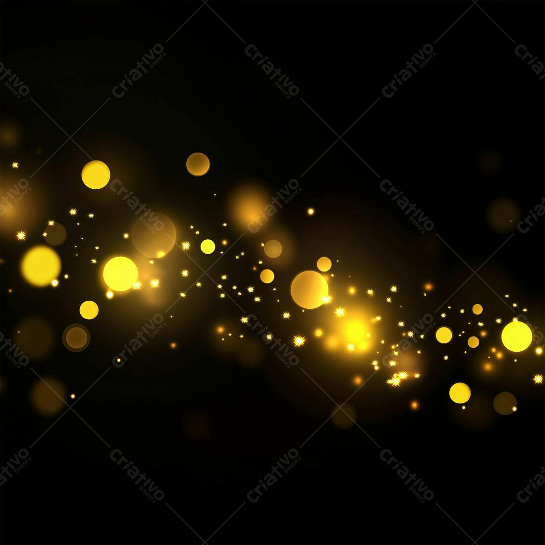 Textura Luzes Douradas para Fundo