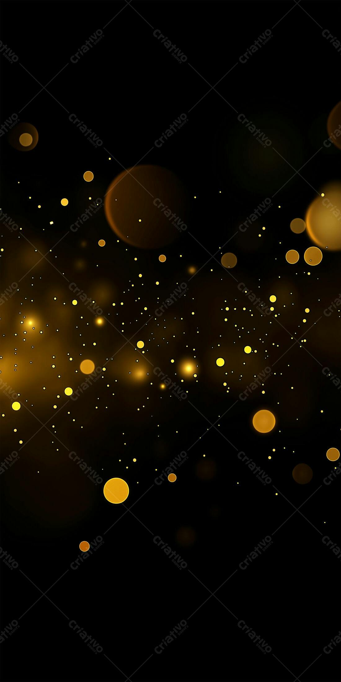 Textura Luzes Douradas para Fundo Escuro